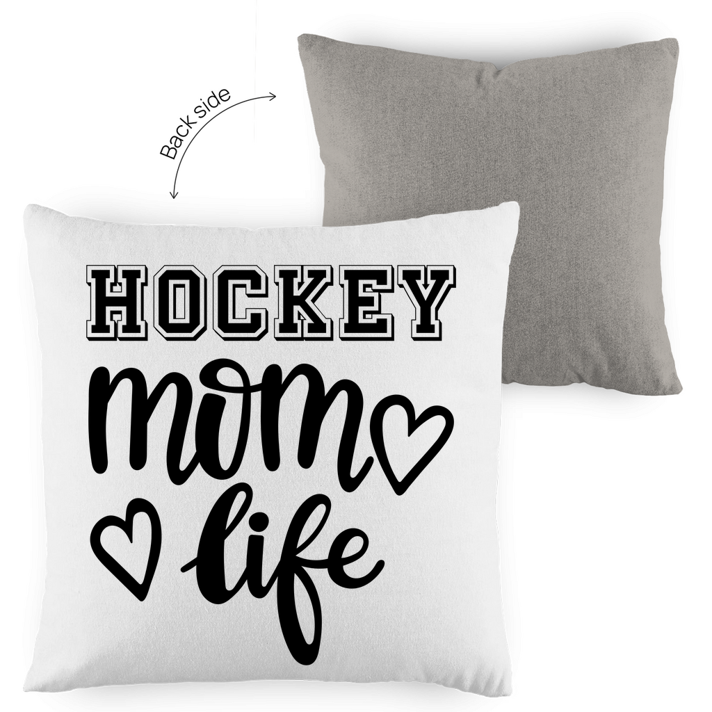 Kopfkissen zweifarbig HOCKEY MOM LIFE