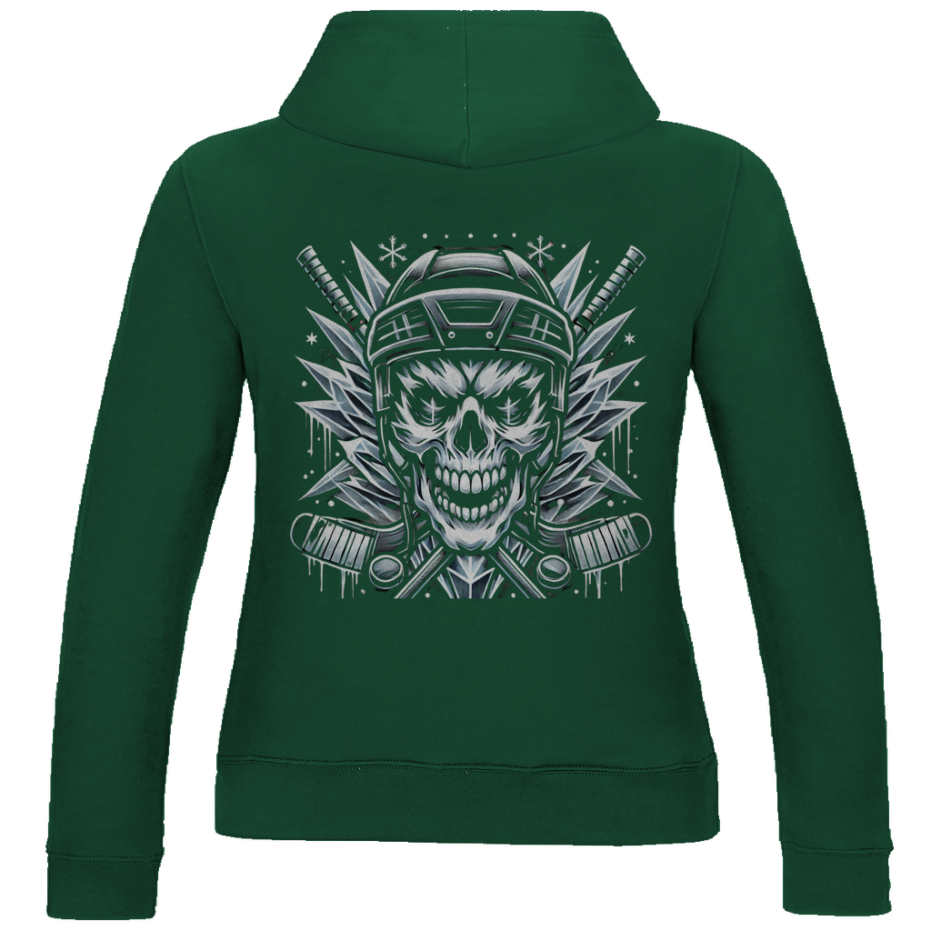 Ladies Hoodie HOCKEY SKULL