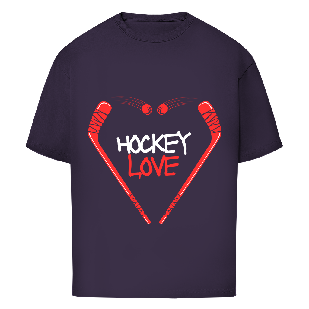 Oversize T-Shirt HOCKEYLOVE STICKHEART