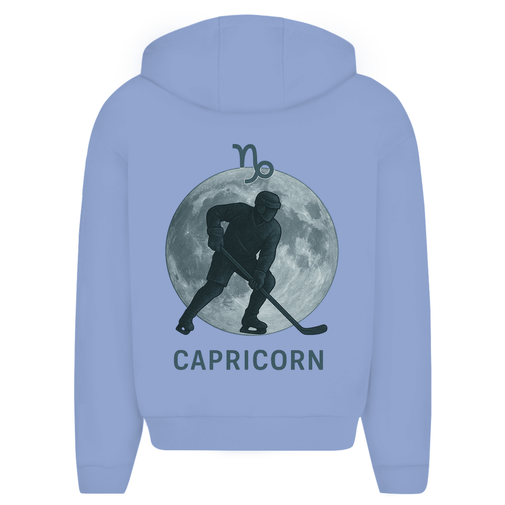 Oversize Zipper STERNZEICHEN CAPRICORN / STEINBOCK(front&back)