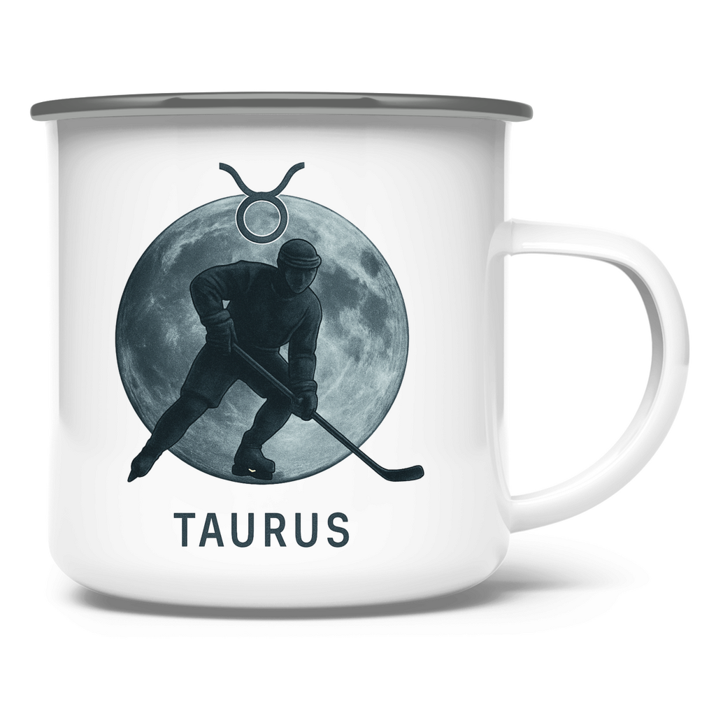 Emaille Tasse STERNZEICHEN TAURUS / STIER