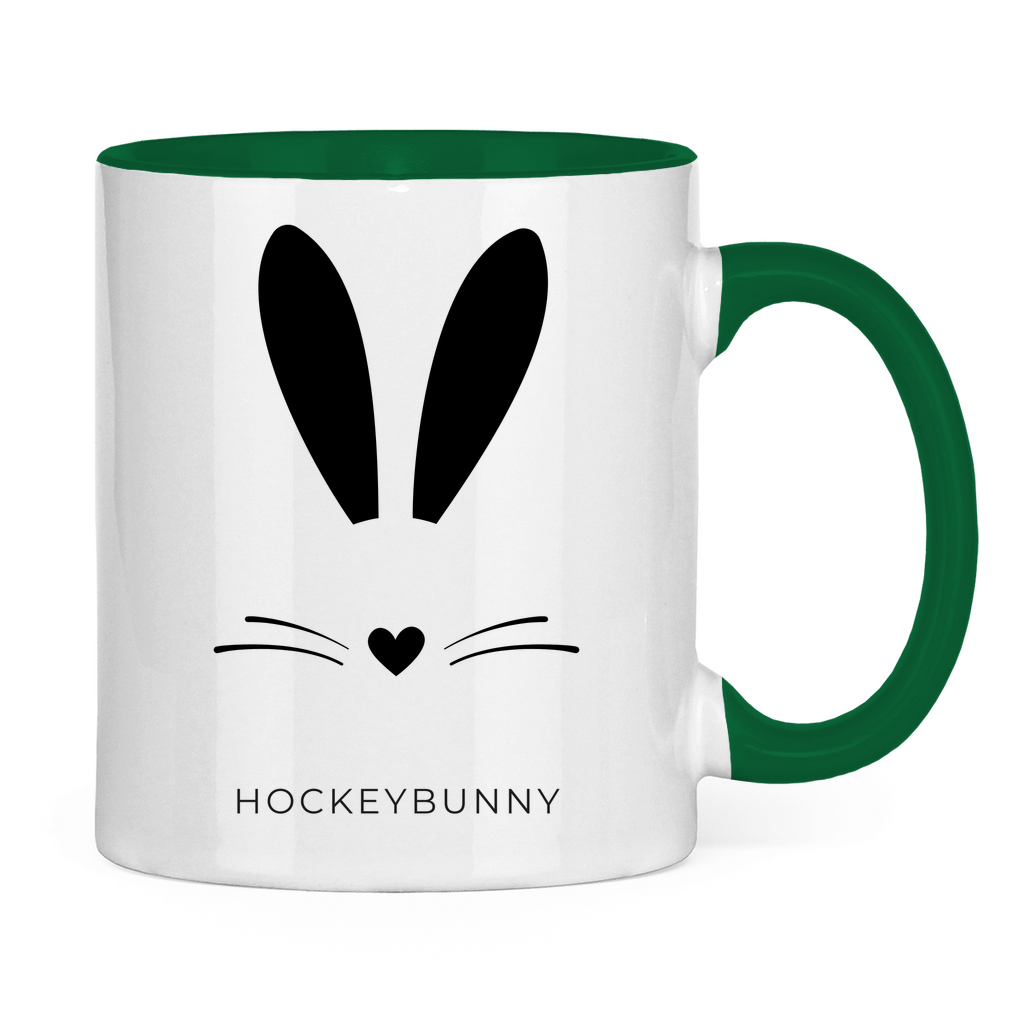 Tasse zweifarbig HOCKEYBUNNY