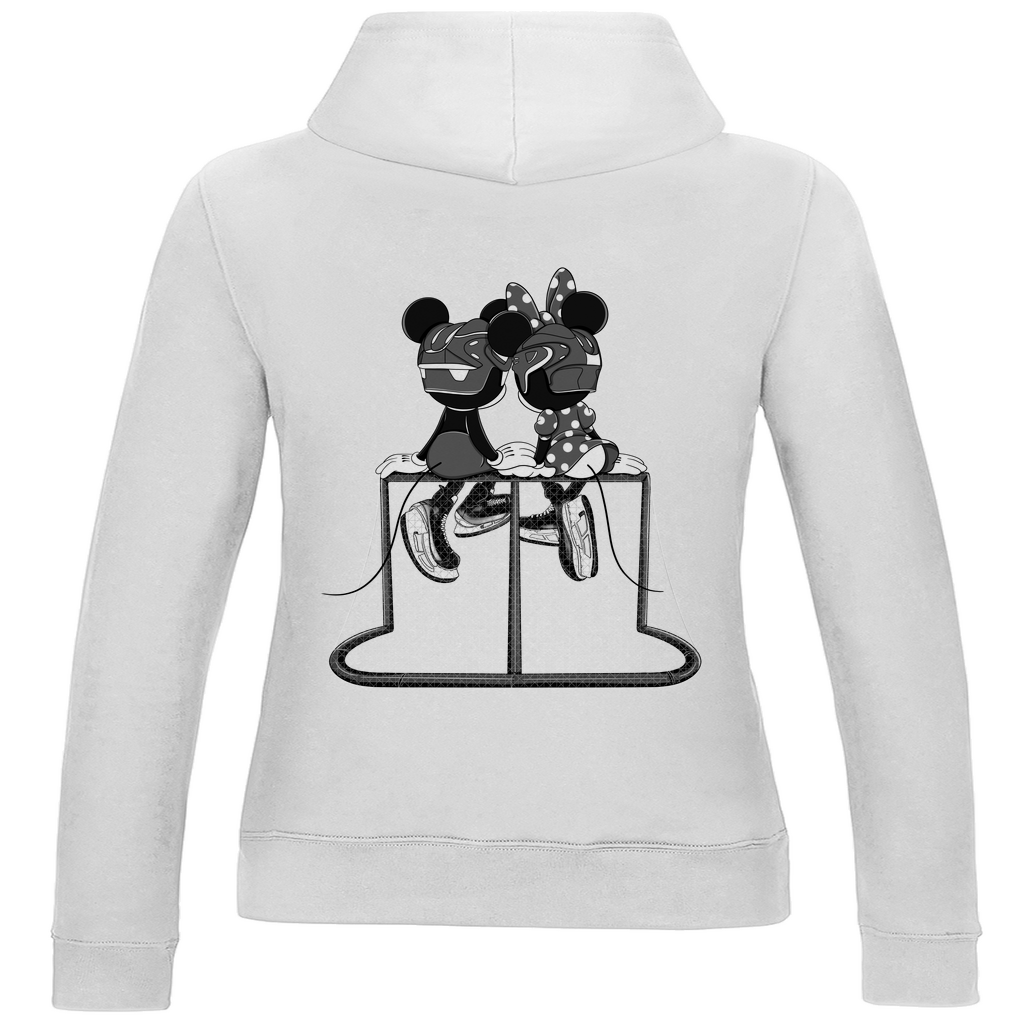 Ladies Hoodie MOUSE COUPLE (back)