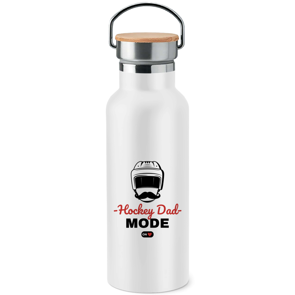 Edelstahl-Trinkflasche HOCKEYDAD MODE