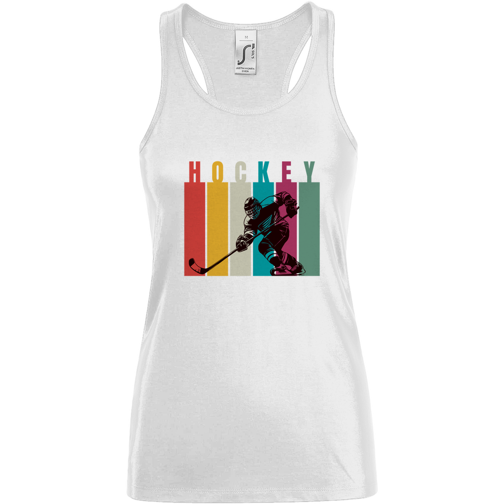 Ladies Tank Top COLOURFUL HOCKEYPLAYER