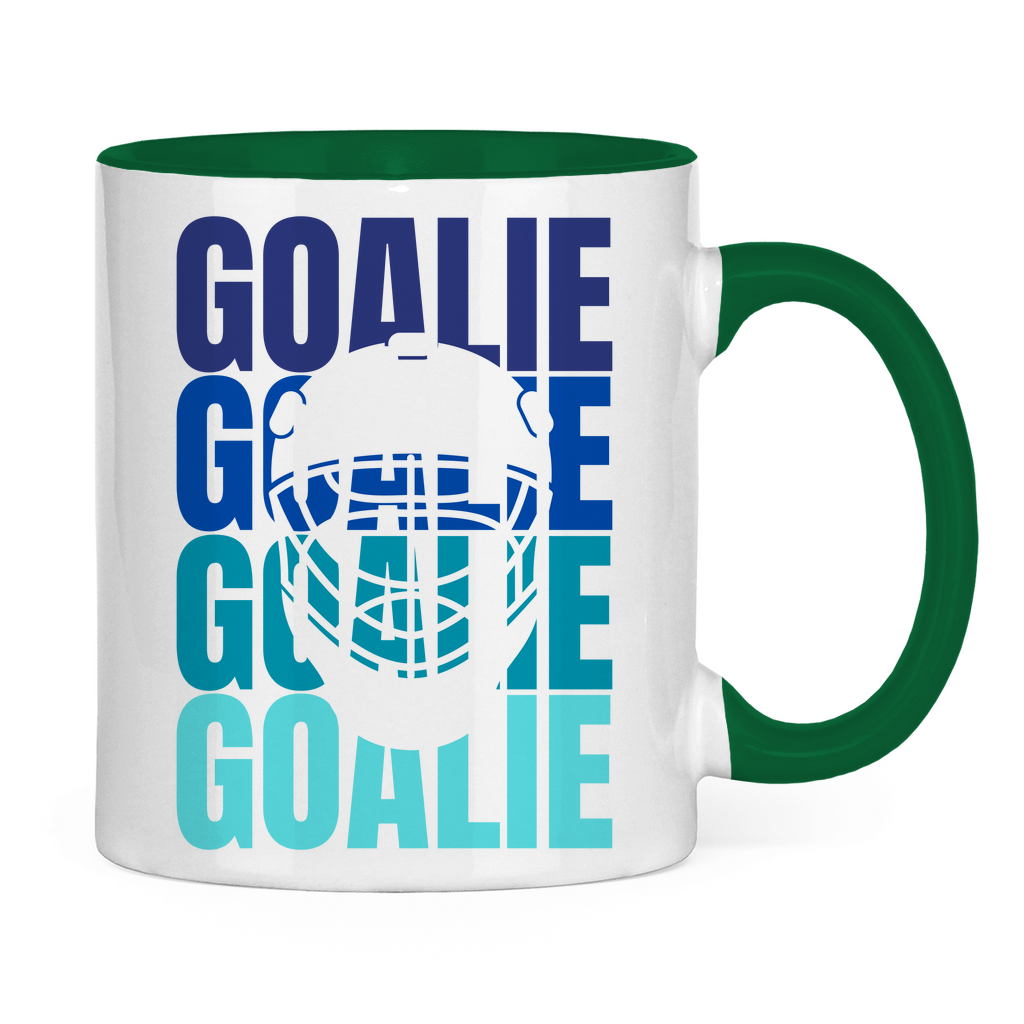 Tasse zweifarbig GOALIE MASKE