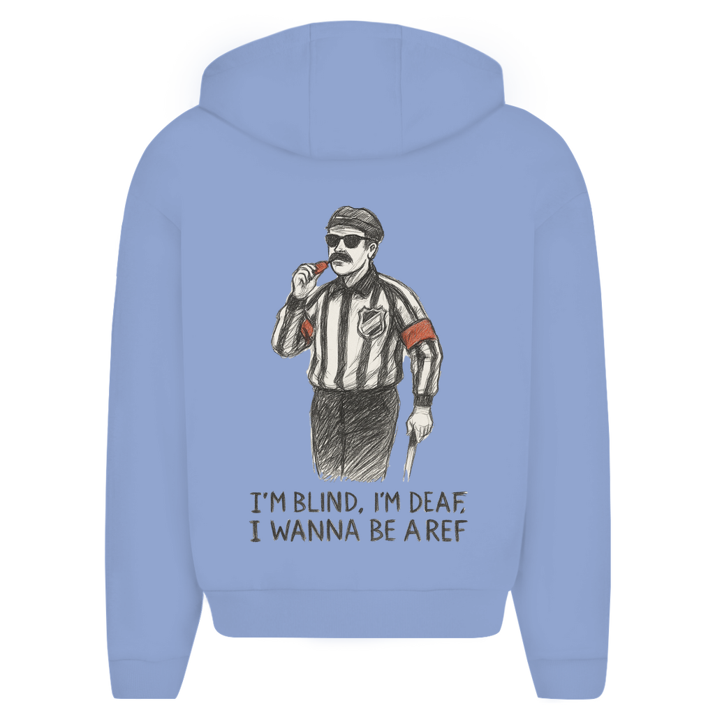 Oversize Zipper WANNA BE A REF (front&back)