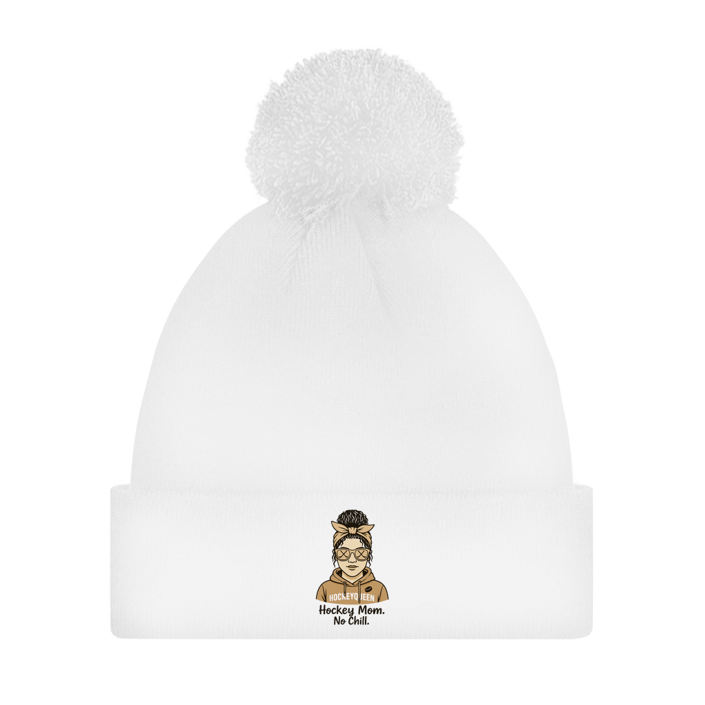 Bommelmütze HOCKEY MOM - NO CHILL