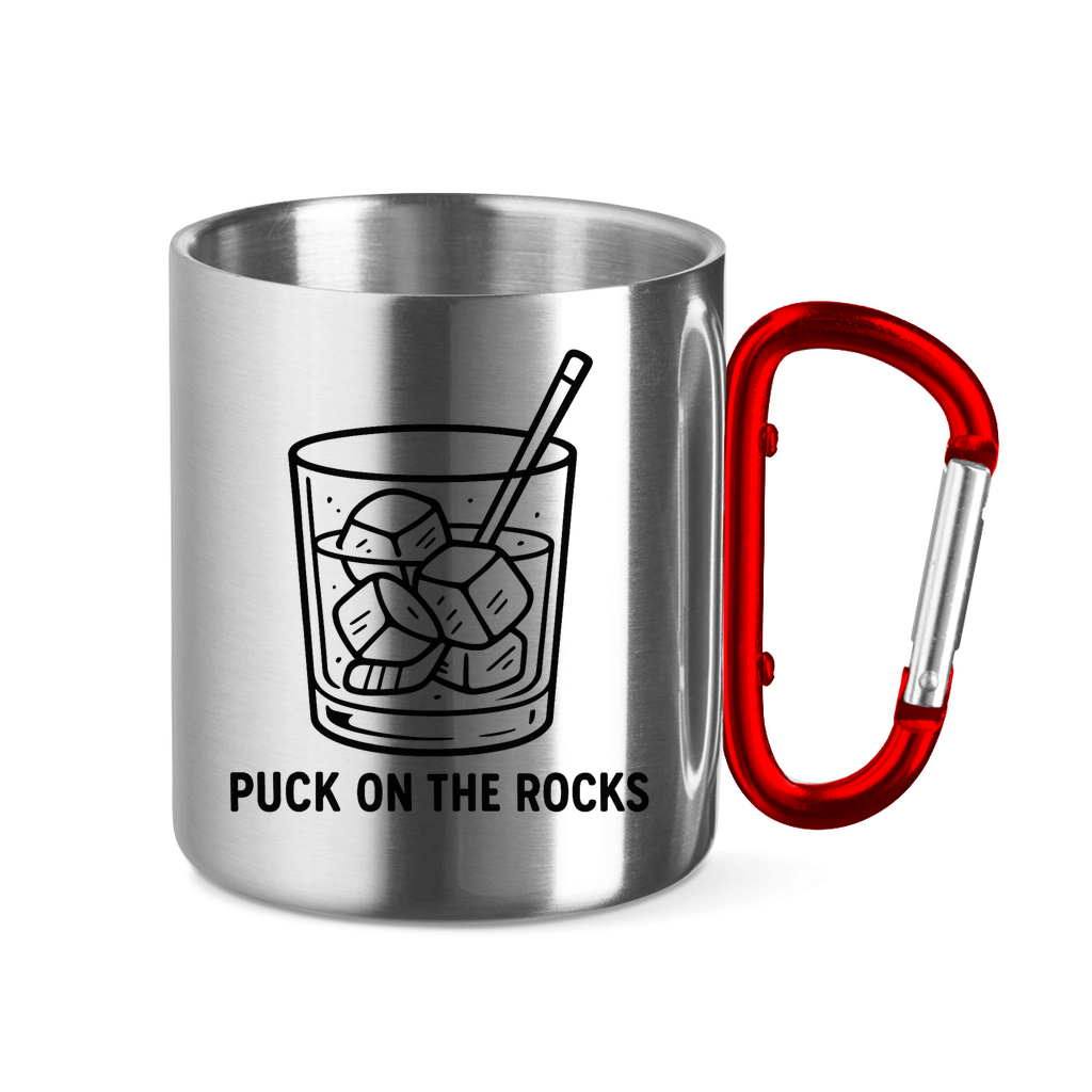 Edelstahltasse PUCK ON THE ROCKS
