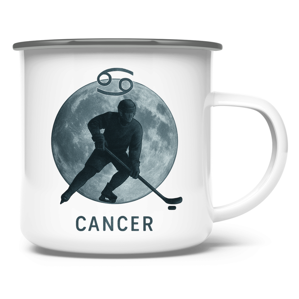 Emaille Tasse STERNZEICHEN CANCER / KREBS