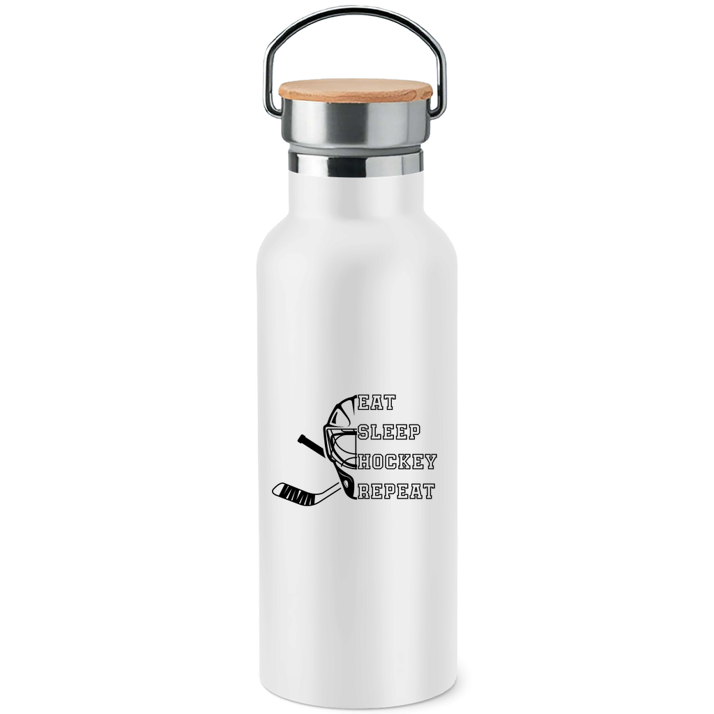 Edelstahl-Trinkflasche EAT, SLEEP GOALIE