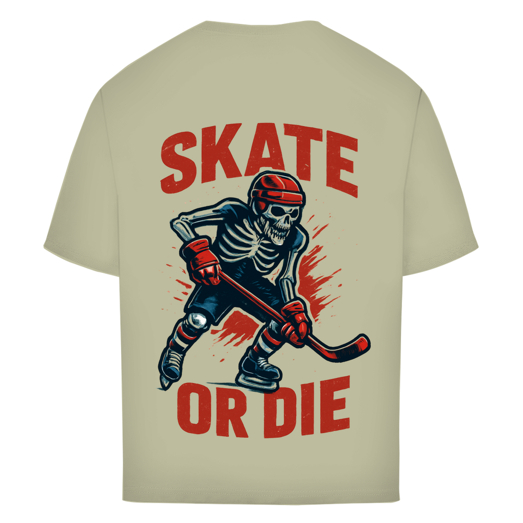 Oversize T-Shirt HALLOWEEN SKATE OR DIE (front&back)