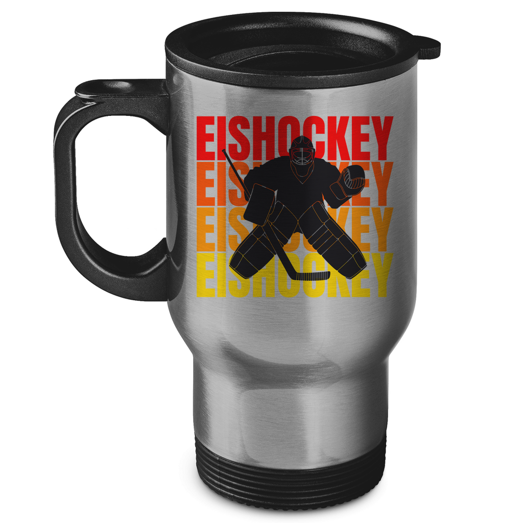 Edelstahl-Thermobecher EISHOCKEY GOALIE