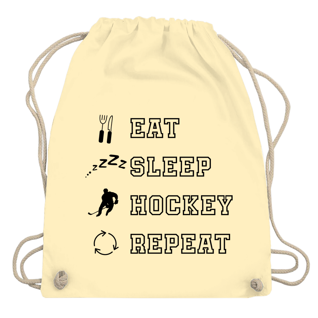 Turnbeutel EAT, SLEEP REPEAT