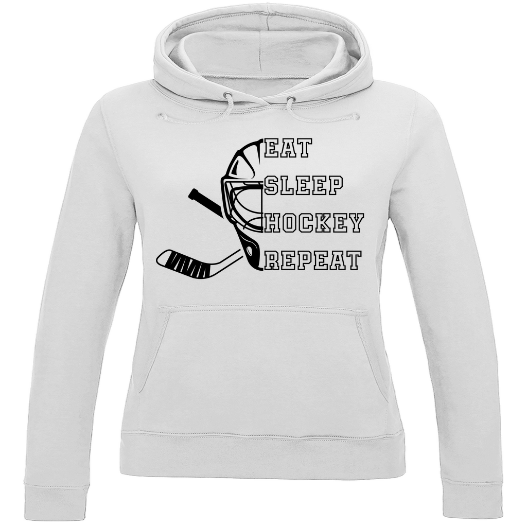Ladies Hoodie EAT, SLEEP GOALIE