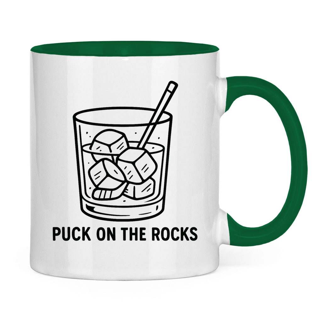 Tasse zweifarbig PUCK ON THE ROCKS