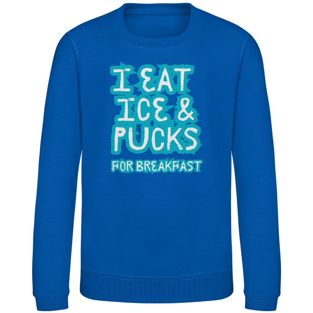 Kids Sweatshirt ICE & PUCKS FOR BREAKFAST