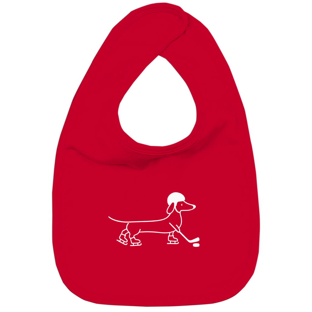 Kinder Bio Lätzchen HOCKEY DACKEL