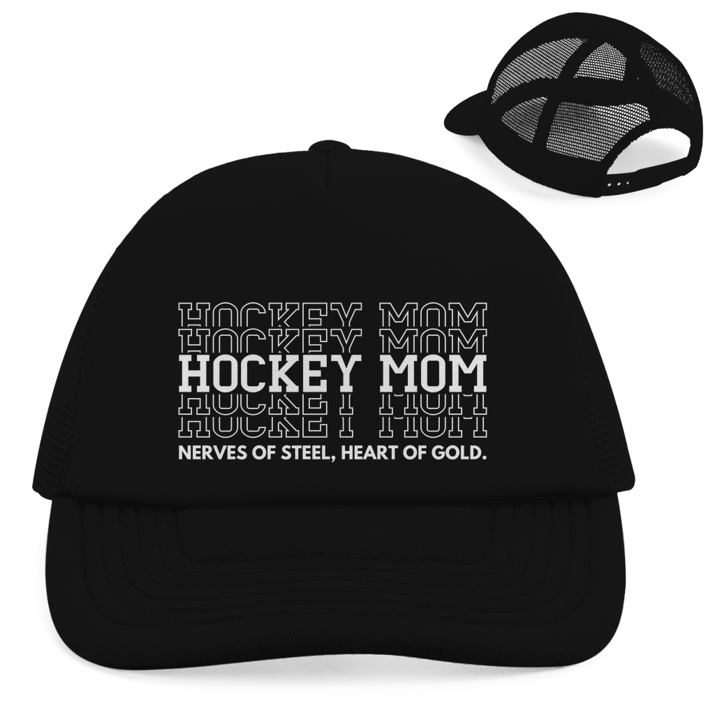 Retro Cap HOCKEYMOM NERVES & HEART