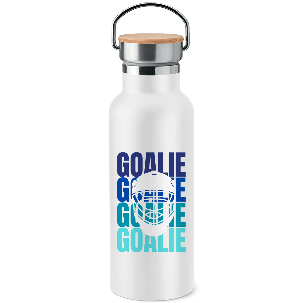 Edelstahl-Trinkflasche GOALIE MASKE