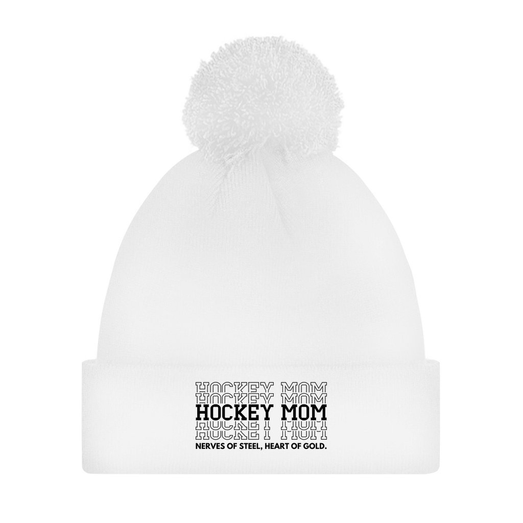 Bommelmütze HOCKEYMOM NERVES & HEART