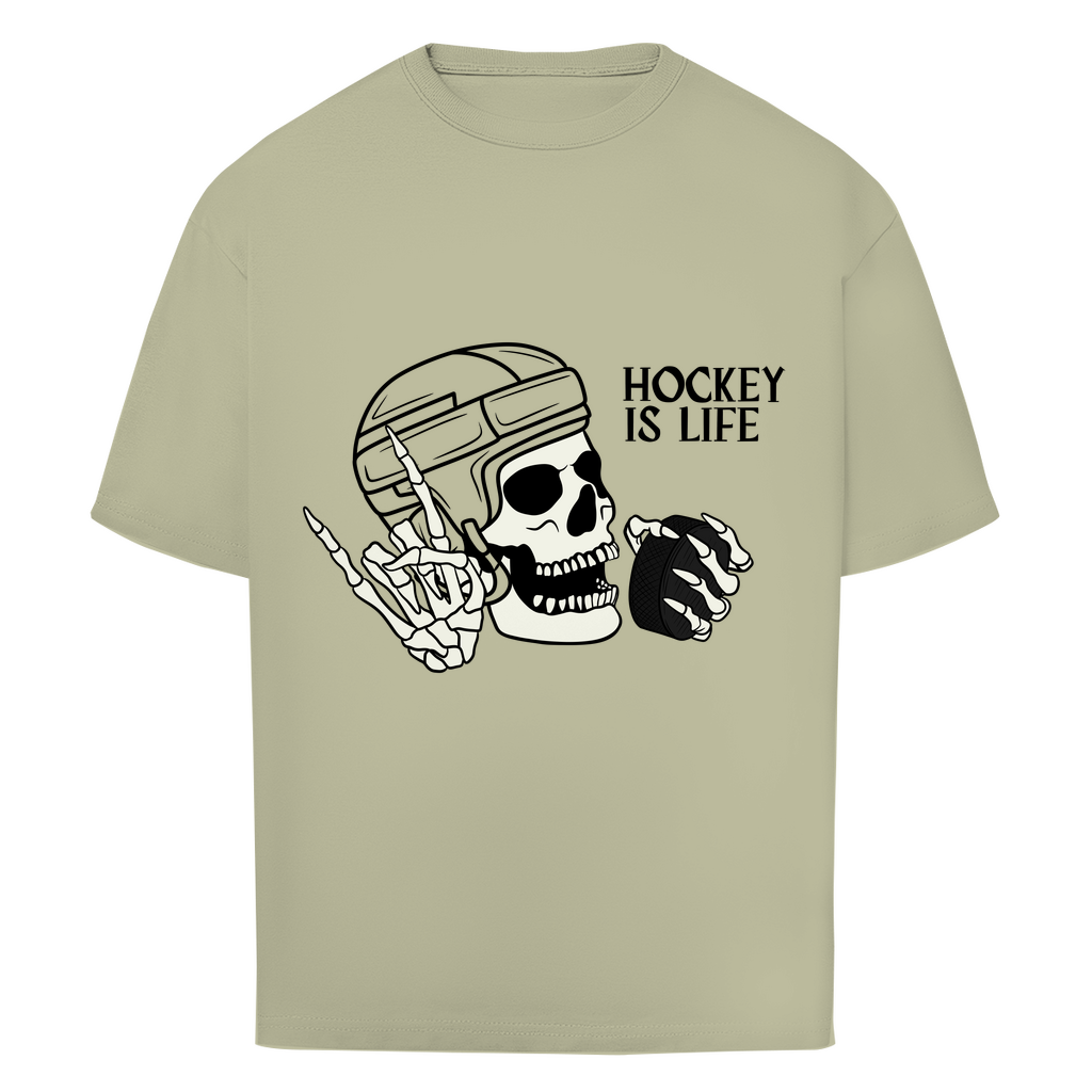 Oversize T-Shirt HOCKEY IS LIFE