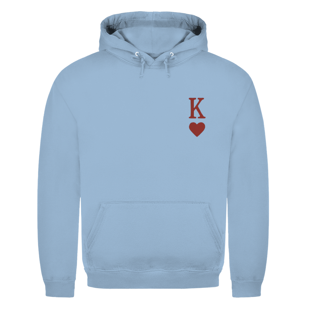 Unisex Hoodie HOCKEY HERZKÖNIG (front&back)