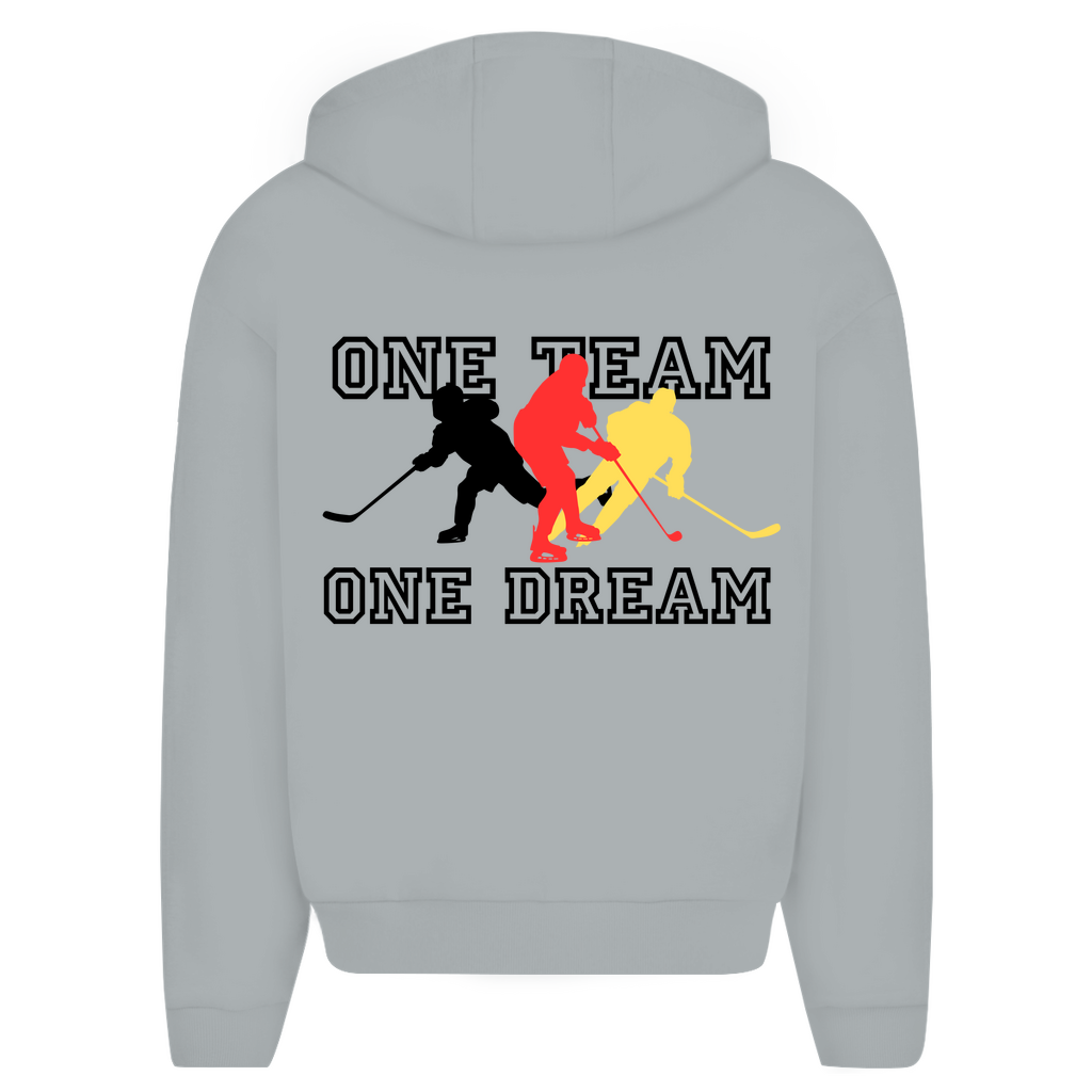 Oversize Zipper ONE TEAM-ONE DREAM GER (front&back)