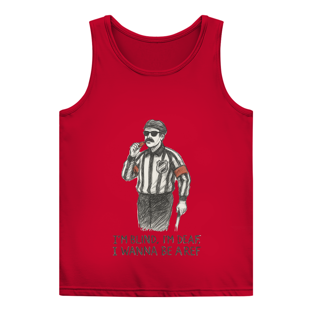 Ladies Tank Top WANNA BE A REF