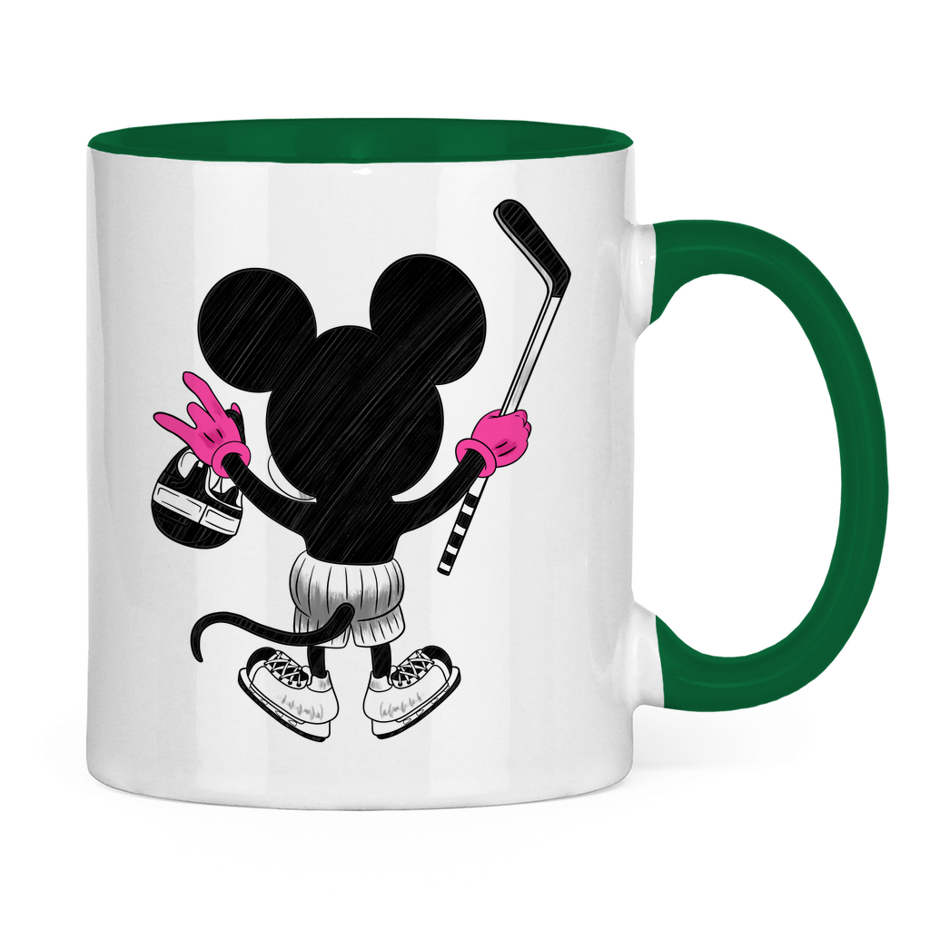 Tasse zweifarbig HOCKEYMOUSE PINK