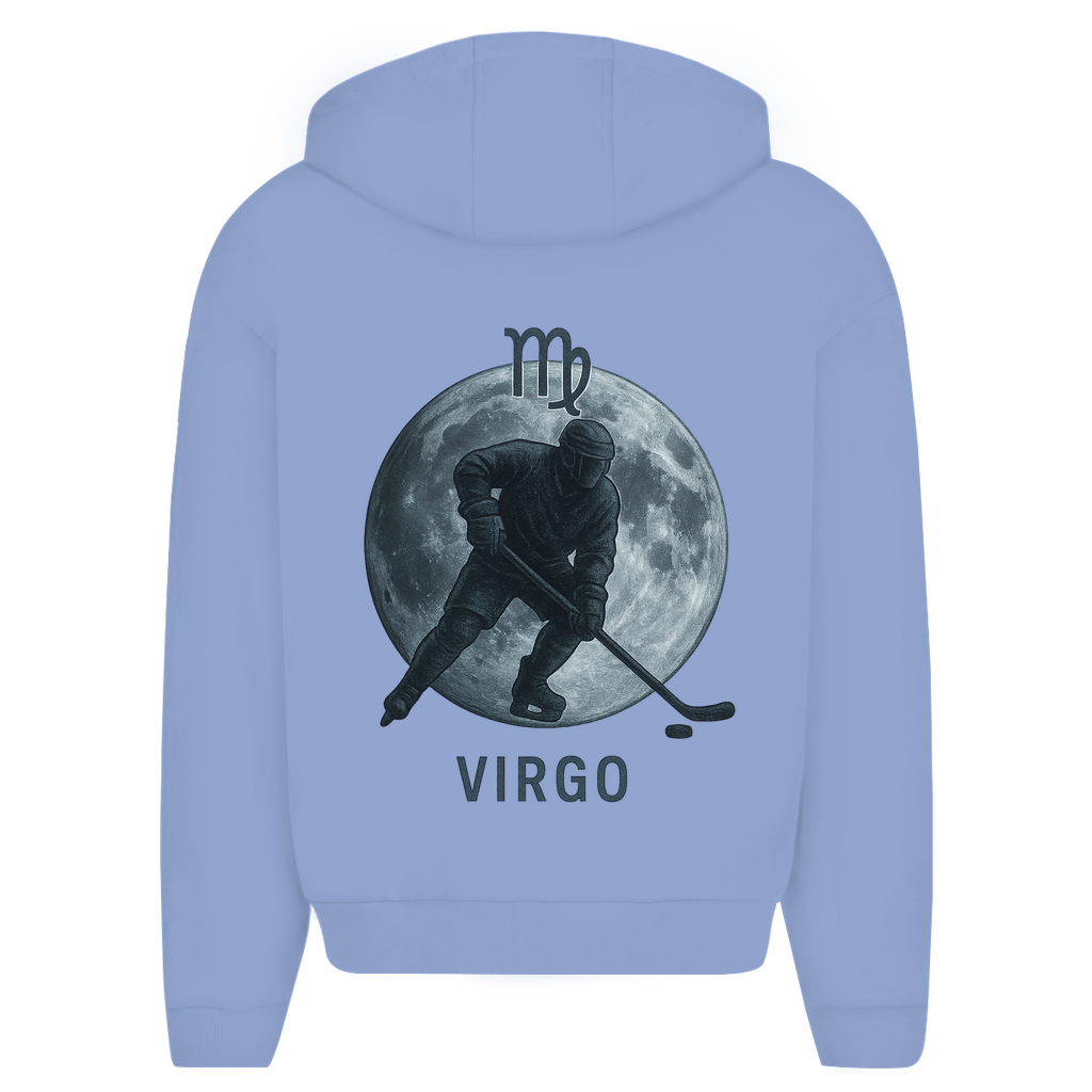 Oversize Zipper STERNZEICHEN VIRGO / JUNGFRAU (front&back)