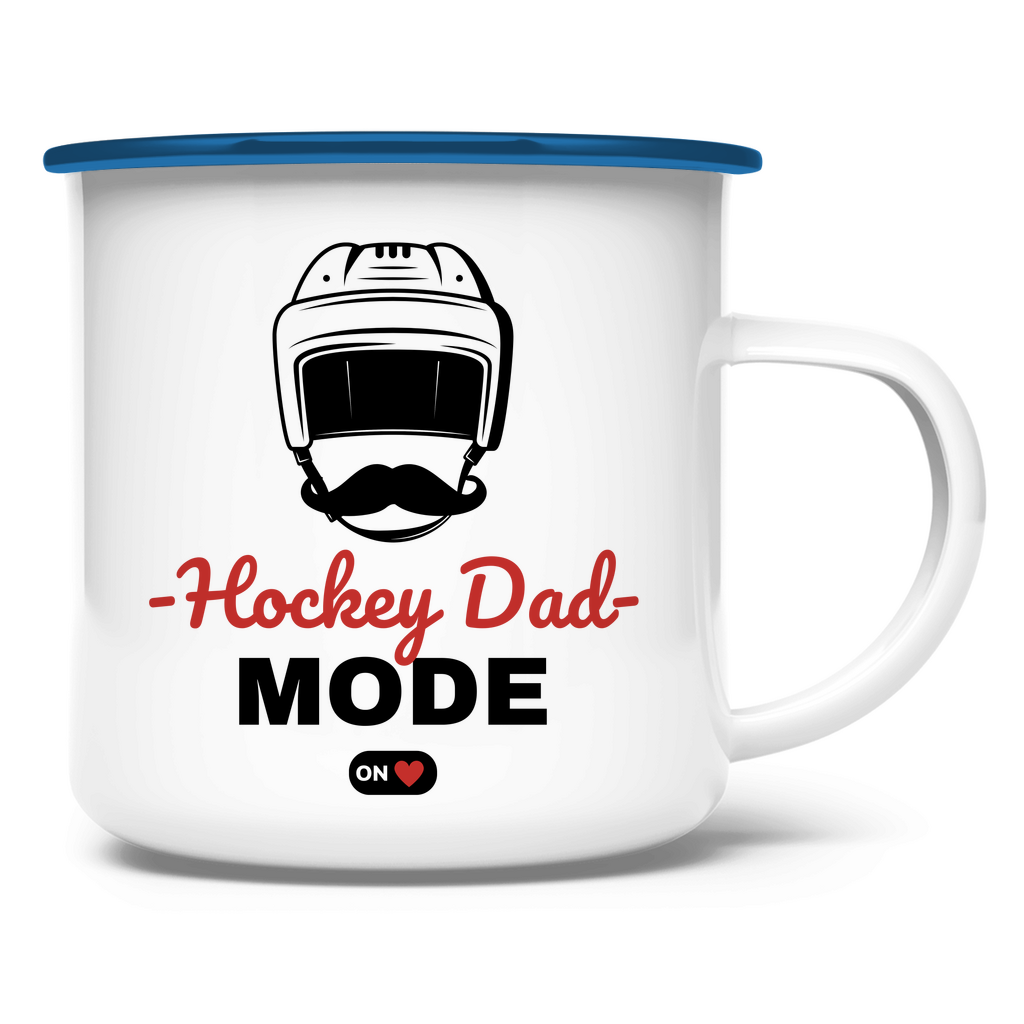 Emaille Tasse HOCKEYDAD MODE