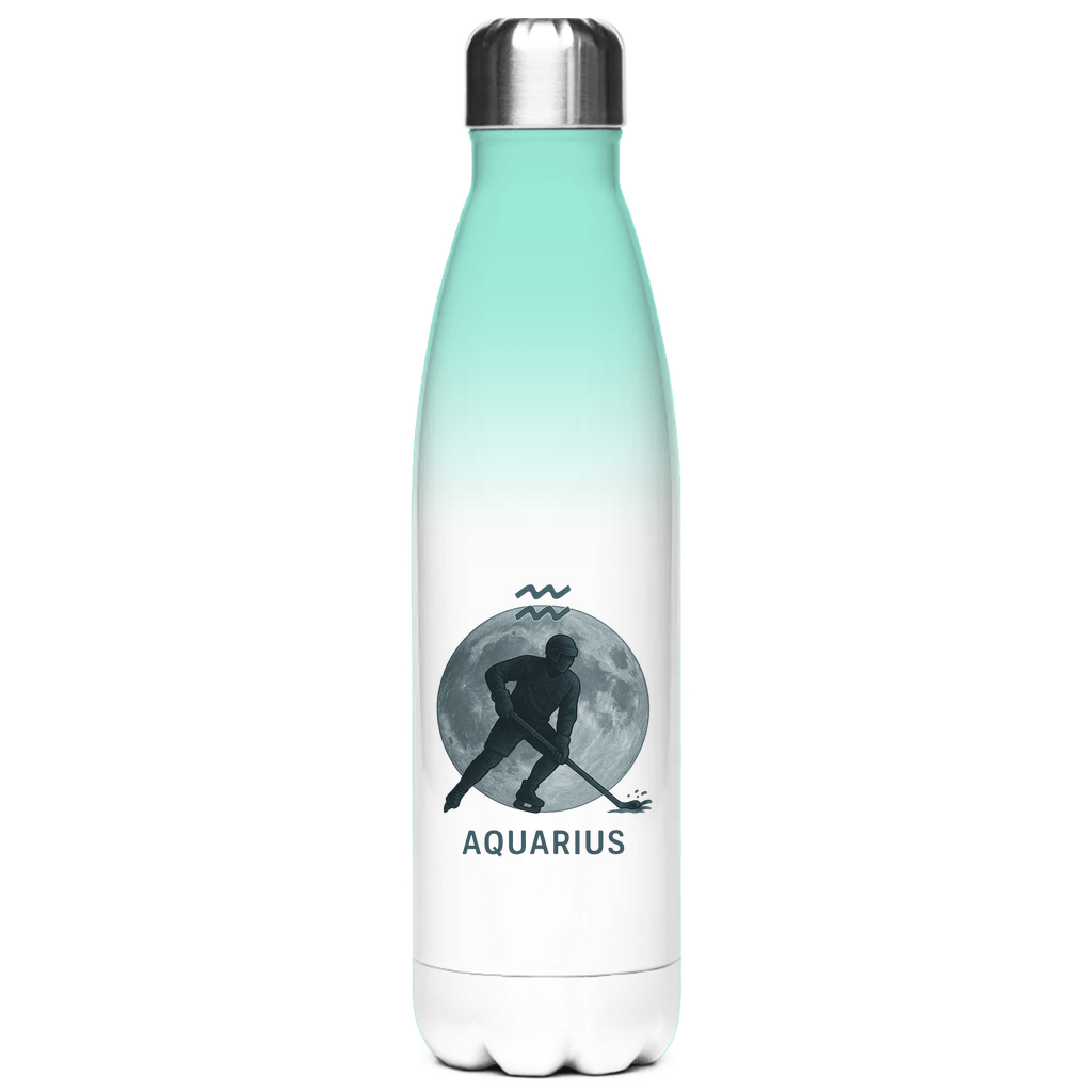 Edelstahl-Thermoflasche STERNZEICHEN AQUARIUS / WASSERMANN
