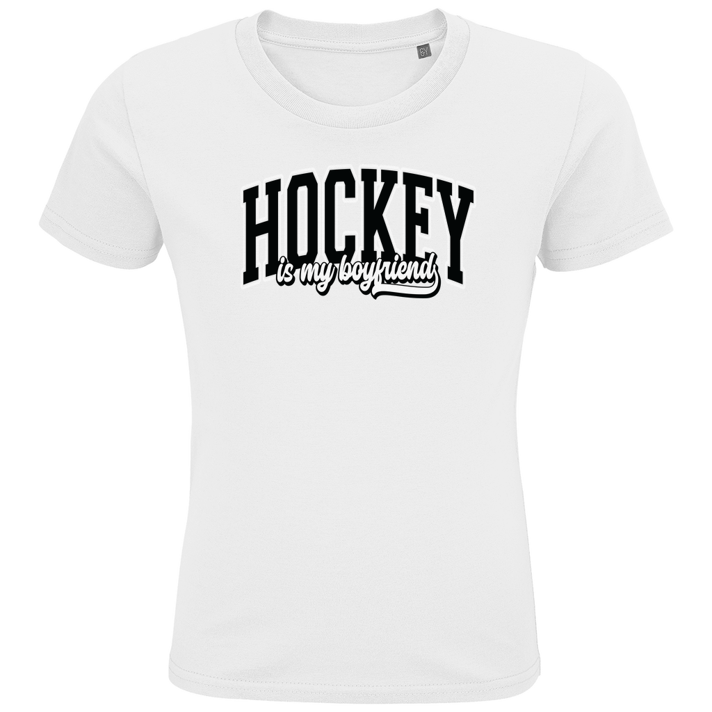 Kids T-Shirt HOCKEY IS MY BOYFRIEND