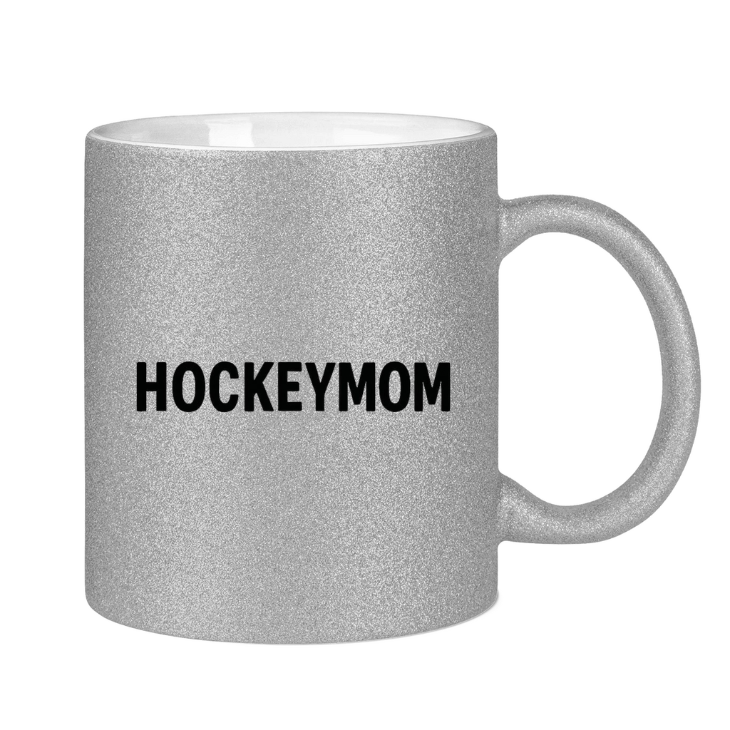 Glitzertasse HOCKEYMOM BRAIN