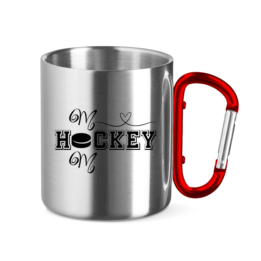 Edelstahltasse HOCKEY MOM HEART