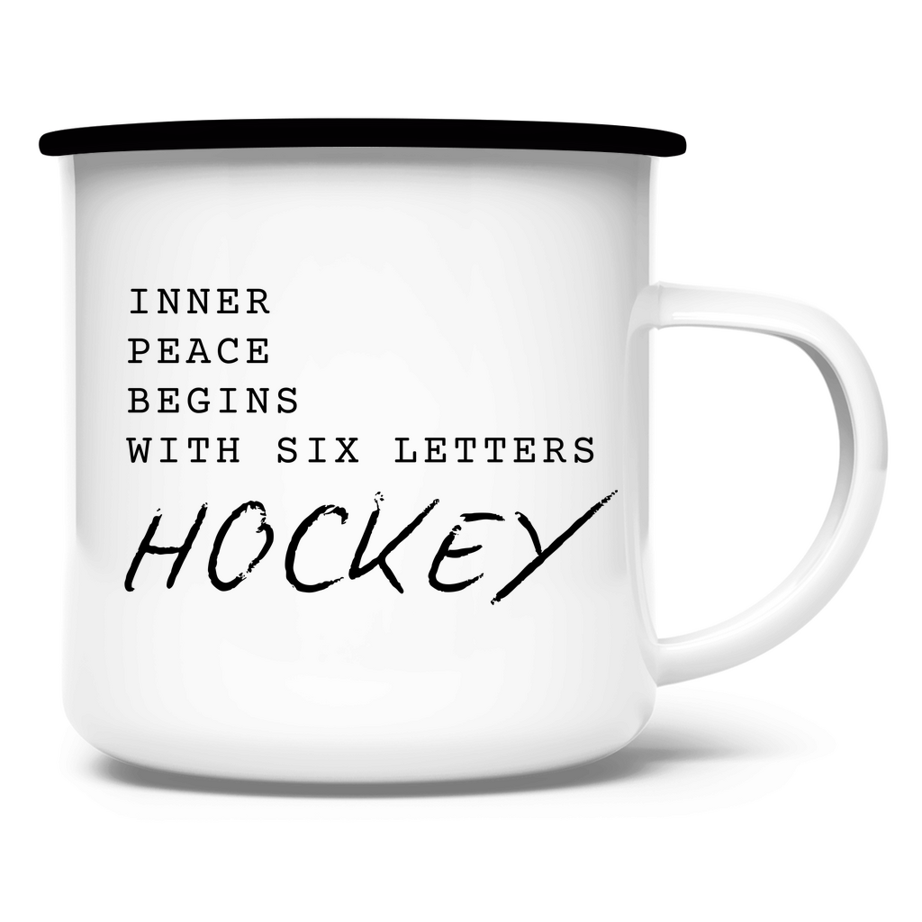 Emaille Tasse INNER PEACE