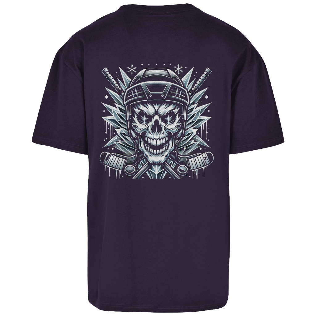 Oversize T-Shirt HOCKEY SKULL (back)