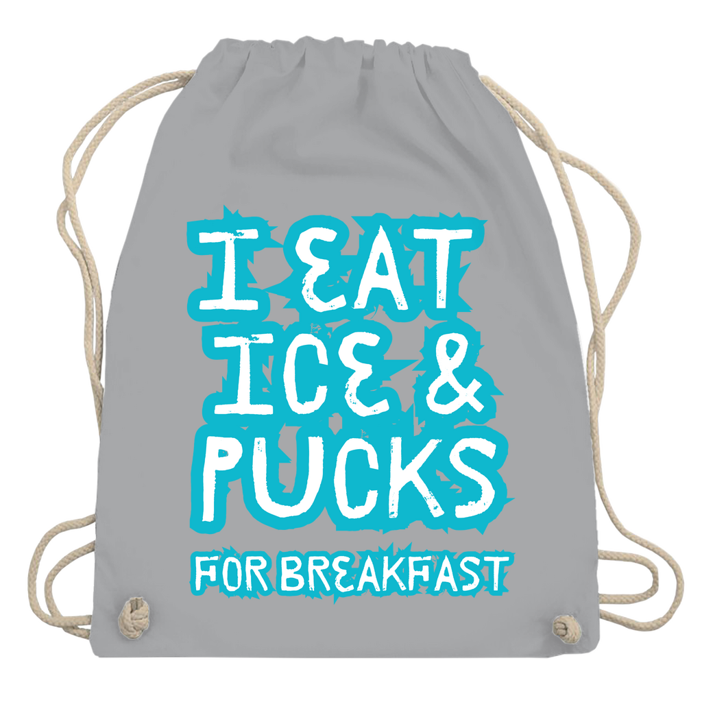 Turnbeutel ICE & PUCKS FOR BREAKFAST