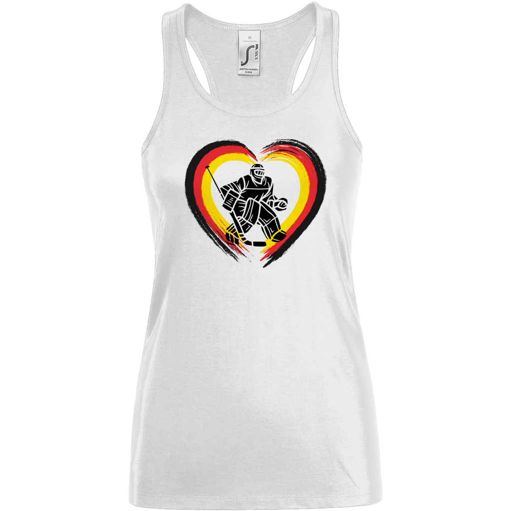Ladies Tank Top HEART GERMANY GOALIE