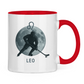Tasse zweifarbig STERNZEICHEN LEO / LÖWE