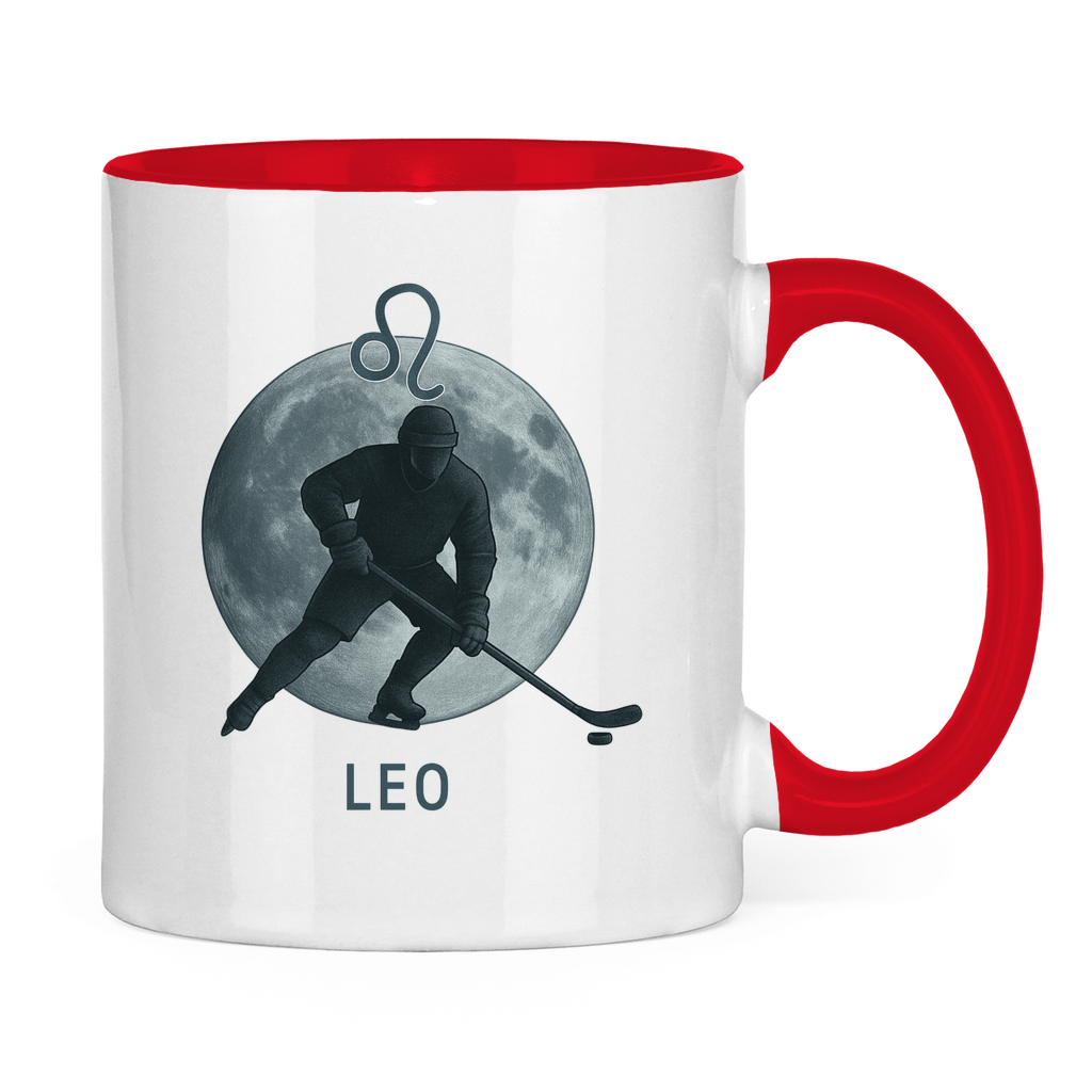 Tasse zweifarbig STERNZEICHEN LEO / LÖWE