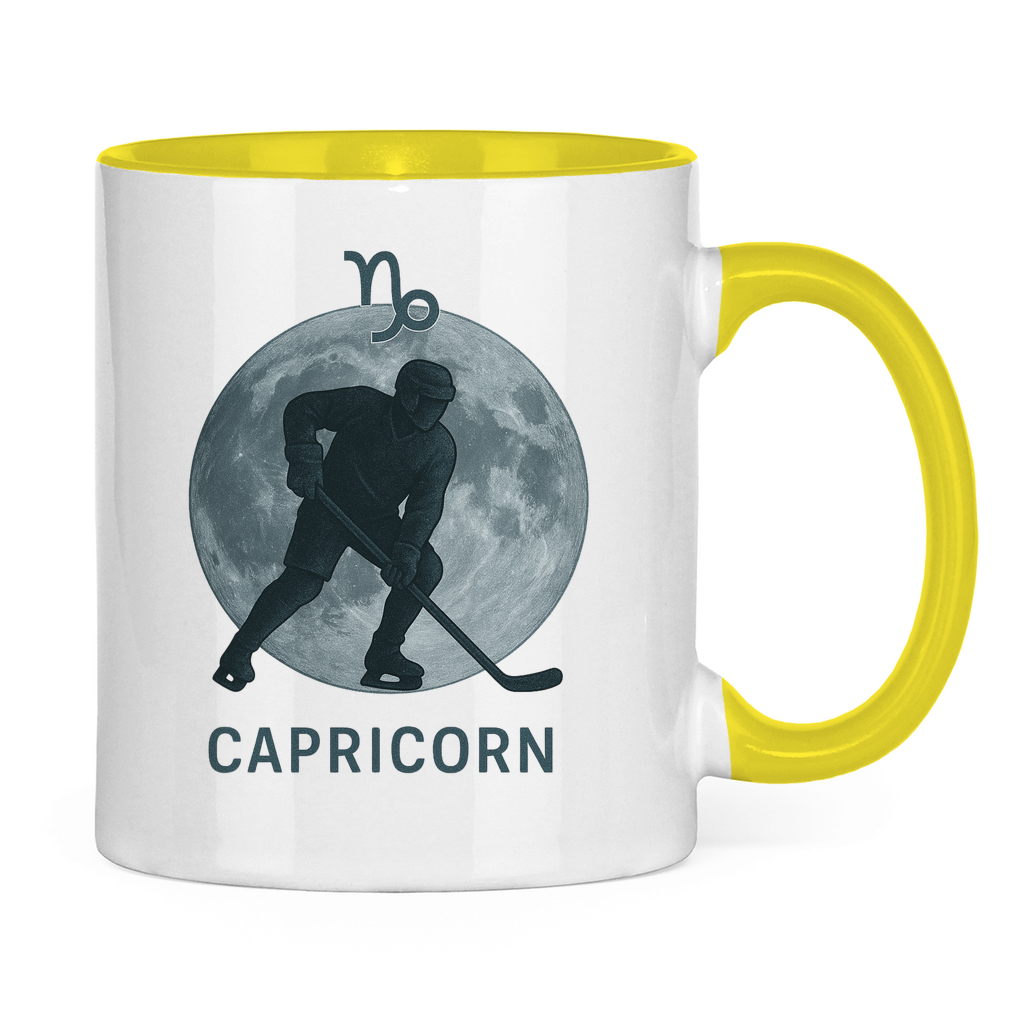 Tasse zweifarbig STERNZEICHEN CAPRICORN / STEINBOCK