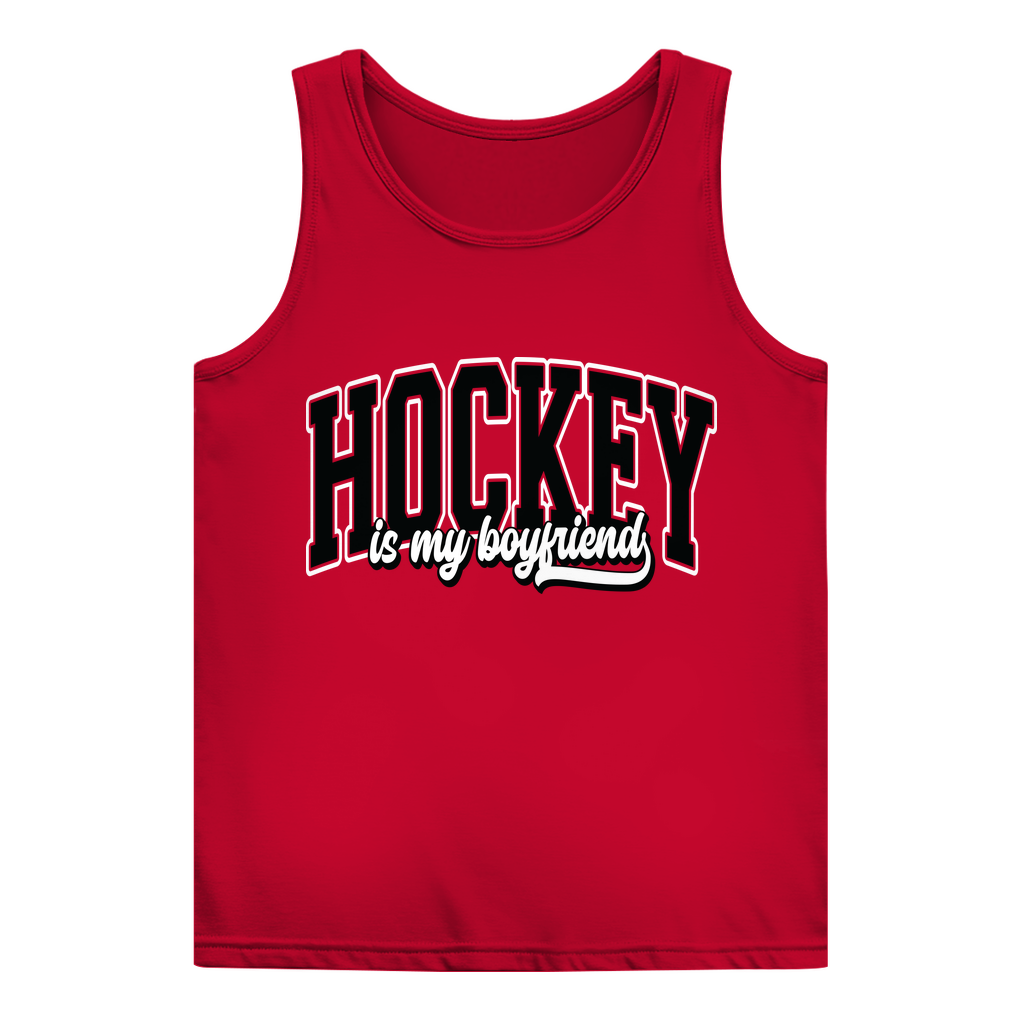 Ladies Tank Top HOCKEY IS MY BOYFRIEND