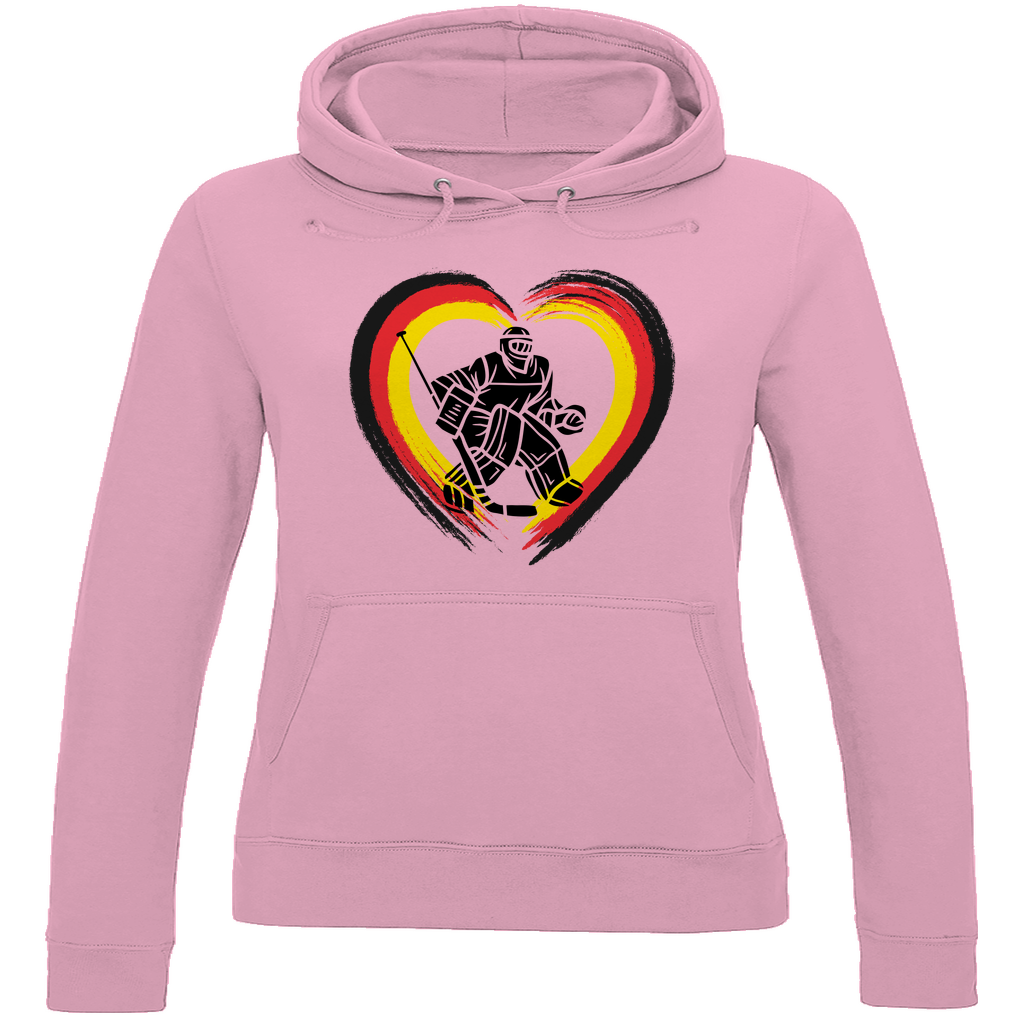 Ladies Hoodie HEART GERMANY GOALIE