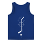 Ladies Tank Top HOCKEYSTICK MODERN (back)