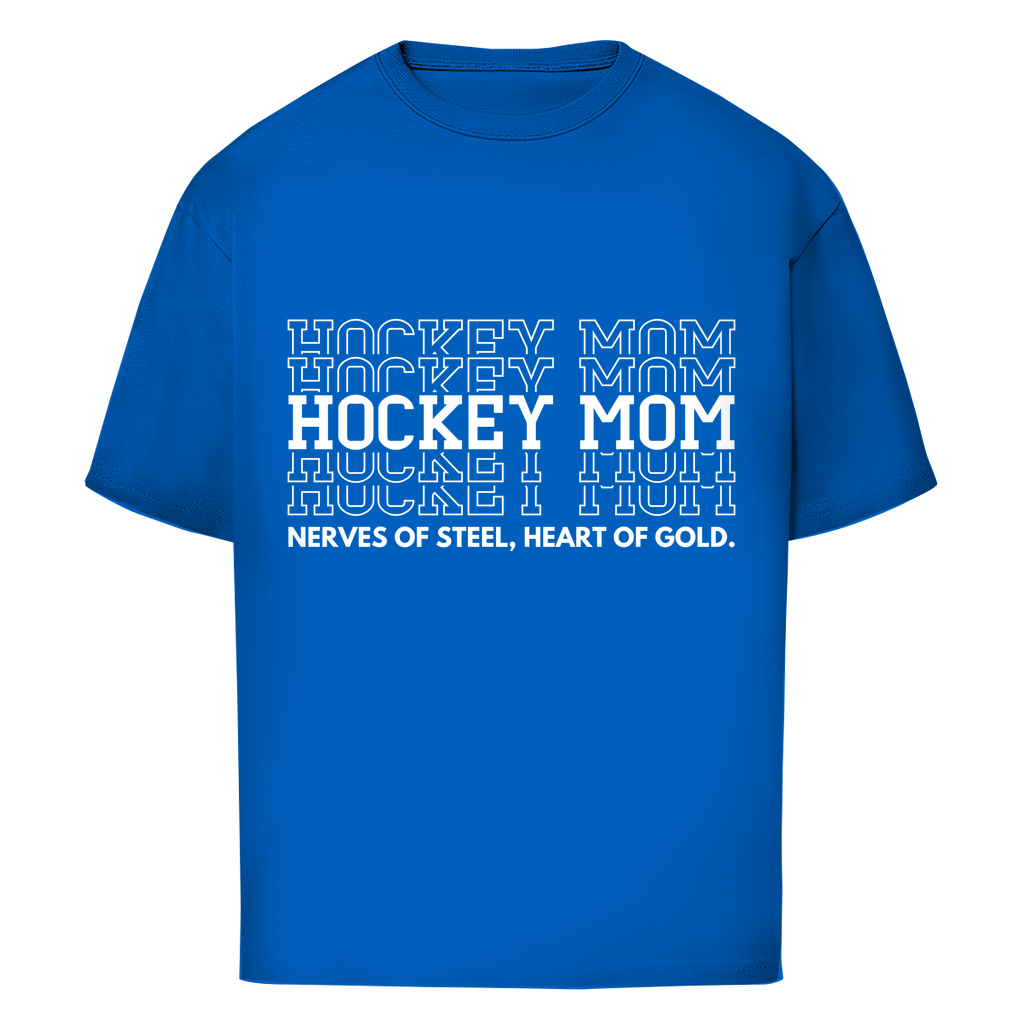 Oversize T-Shirt HOCKEYMOM NERVES & HEART