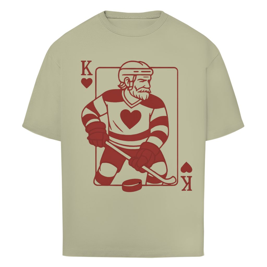 Oversize T-Shirt HOCKEY HERZKÖNIG