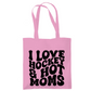 Tragetasche I LOVE HOCKEY & HOT MOMS