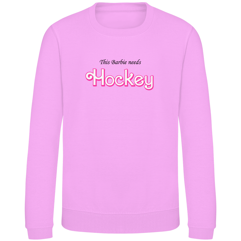 Kids Sweatshirt BARBIE NEEDS HOCKEY